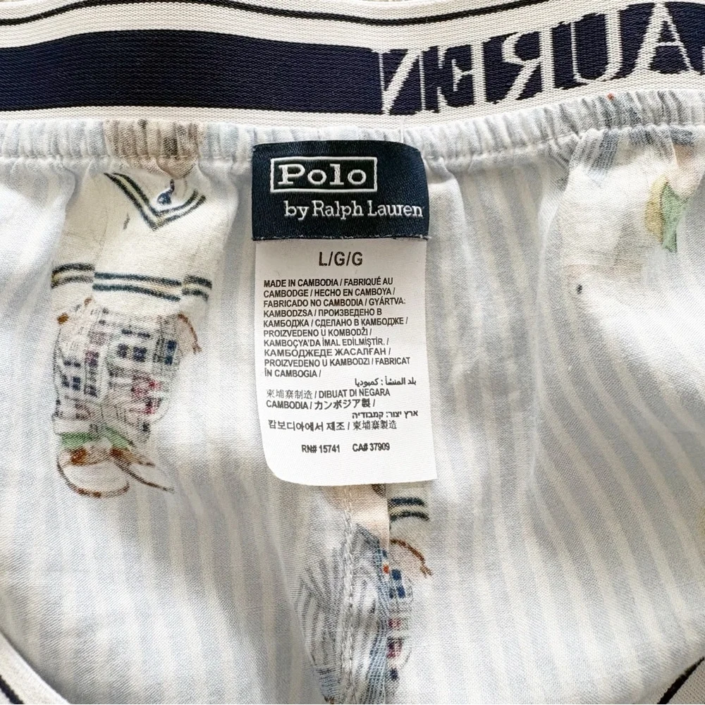 Polo Ralph Lauren Madison All Over Bear Pajama Bottoms